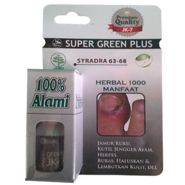 ˆ879¹ Obat Cantengan Sakit Kuku Jempol Kaki Super green plus JK-7