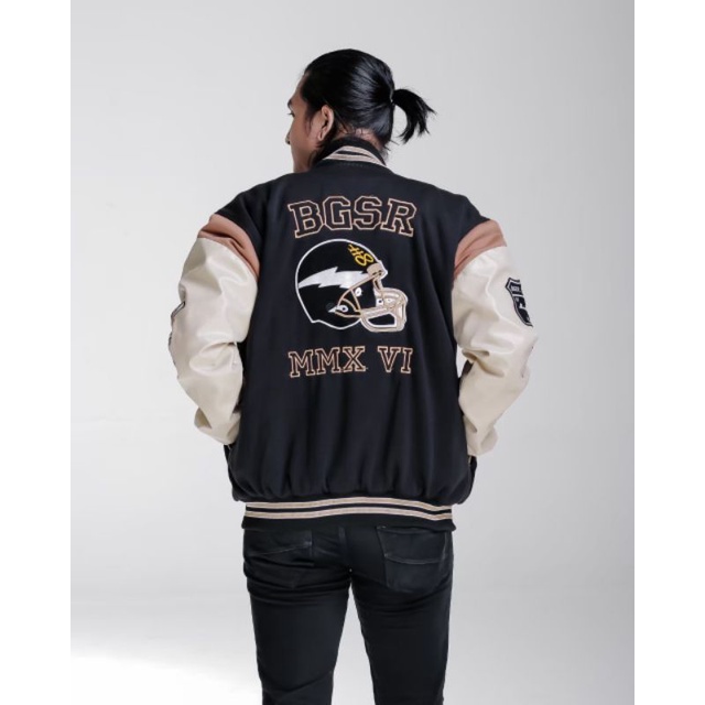 Ink7 Varsity Bone X09 Varsity Jacket Bone X09 Jaket Baseball Jaket Varsity BGSR