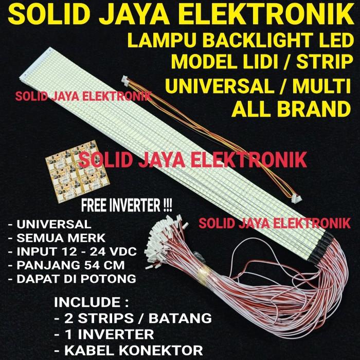 BACKLIGHT LIDI UNIVERSAL MULTI LAMPU STRIP BL TV LED SMD PLUS INVERTER