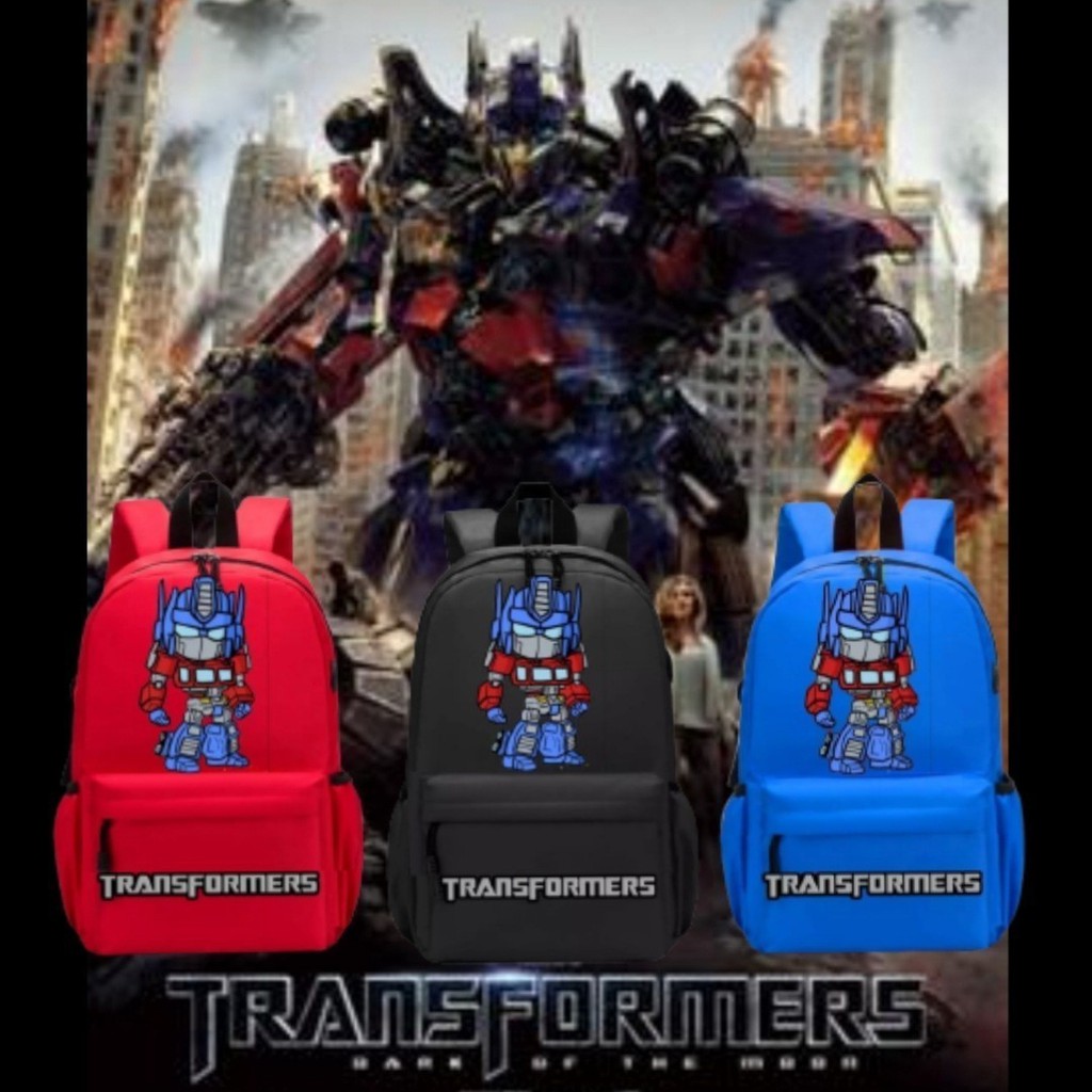 Tas Ransel Transformers Anak Laki Laki Paud TK SD SMP