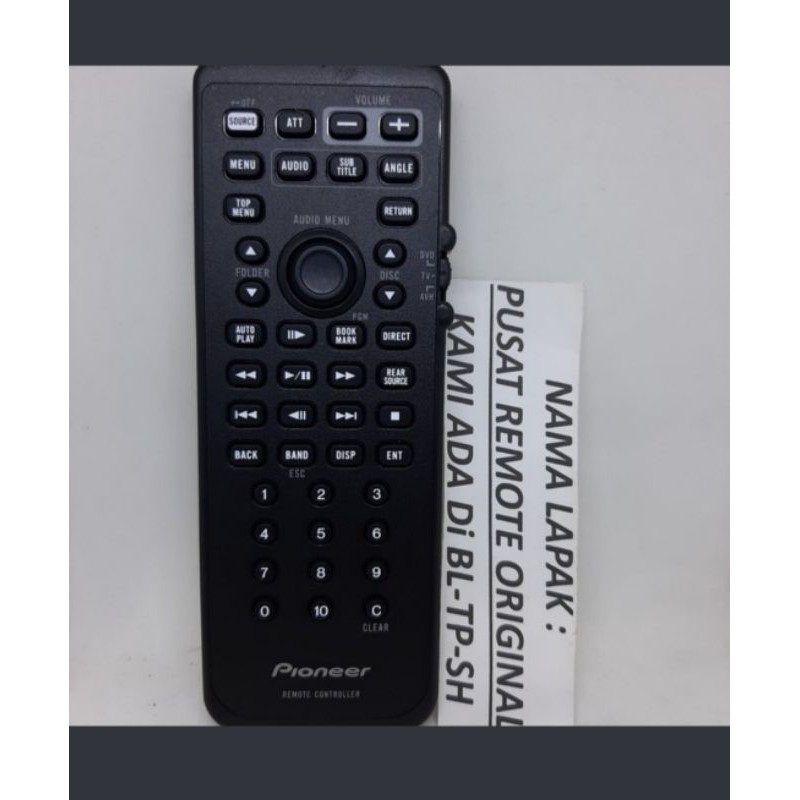 REMOTE REMOT DVD TAPE MOBIL PIONEER CXC6317 ORIGINAL ASLI