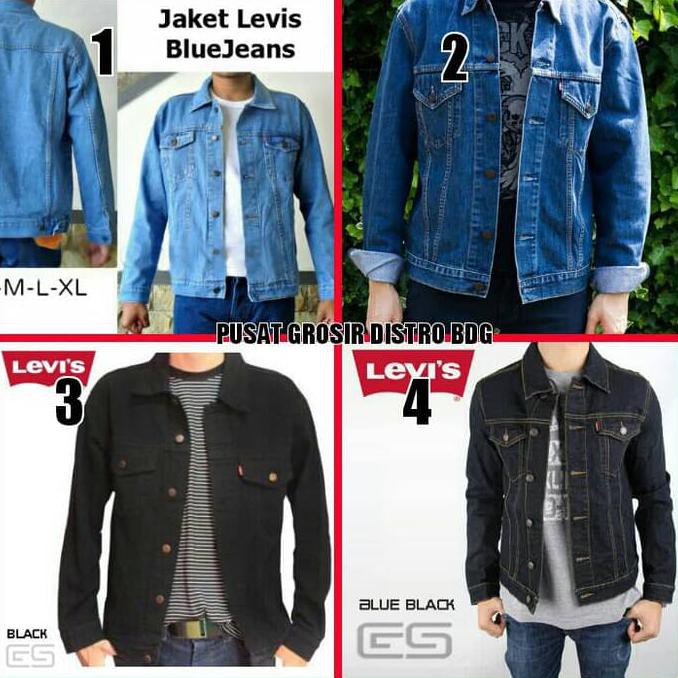 [BISA BAYAR DITEMPAT] JAKET JEANS LEVIS/JAKET LEVIS JEANS/JAKET LEVIS PRIA - BIoblits, L Kode 427