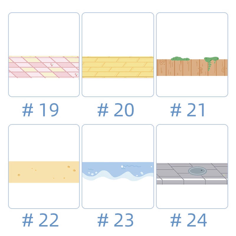 Tape / Selotip Washi 3 Meter Motif Kartun Untuk Dekorasi Jurnal / Pelajar