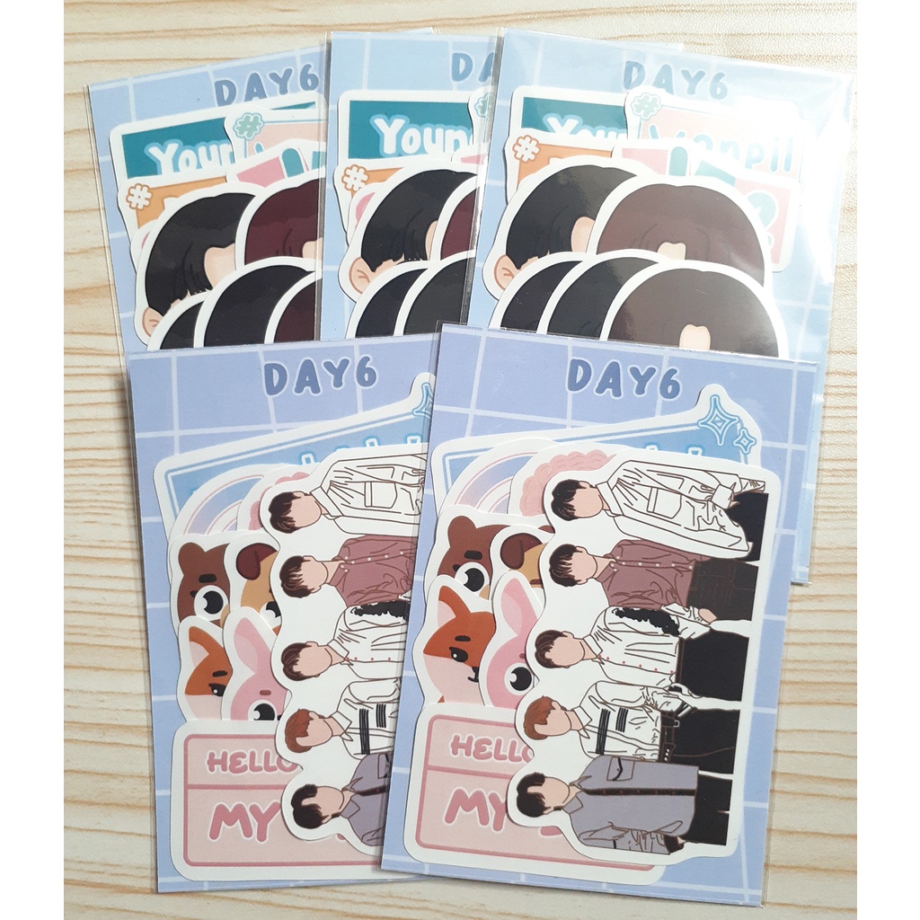 [ AVOCRAFTDO ] Sticker Kpop Day6 Die Cut