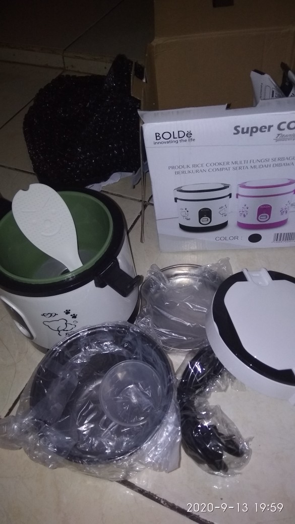 Super Cook Rice Cooker Titanium 3 In 1 Bolde - Original