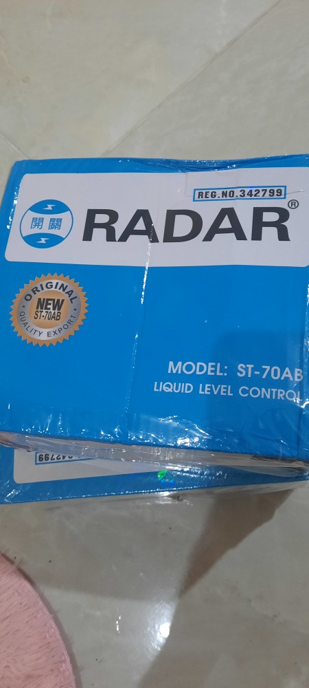 1 Set | Pelampung Air Radar St-70ab Biru / Toren Otomatis / New Clear St70ab