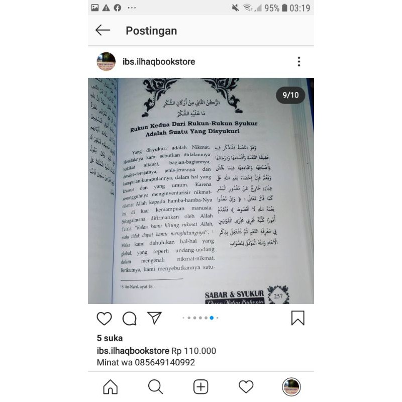 Resep Hidup Bahagia terjemah ihya ulumuddin bab sabar dan syukur