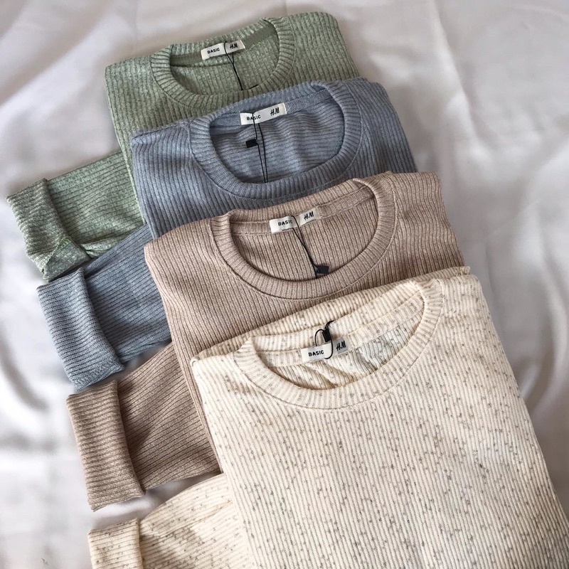 BASIC TEE / kaos wanita lengan panjang