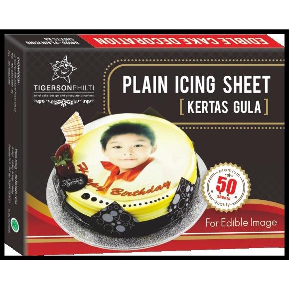 

Plain Icing By Tigerson Philti | Edible Printing | Kertas Edible