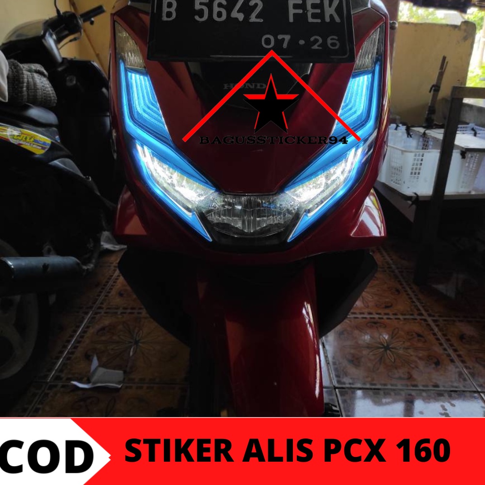 STIKER LAMPU ALIS MOTOR PCX 160 NEW
