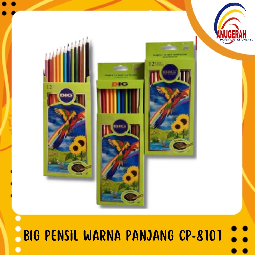 

BIG Pensil Warna Panjang CP-8101 (PCS)