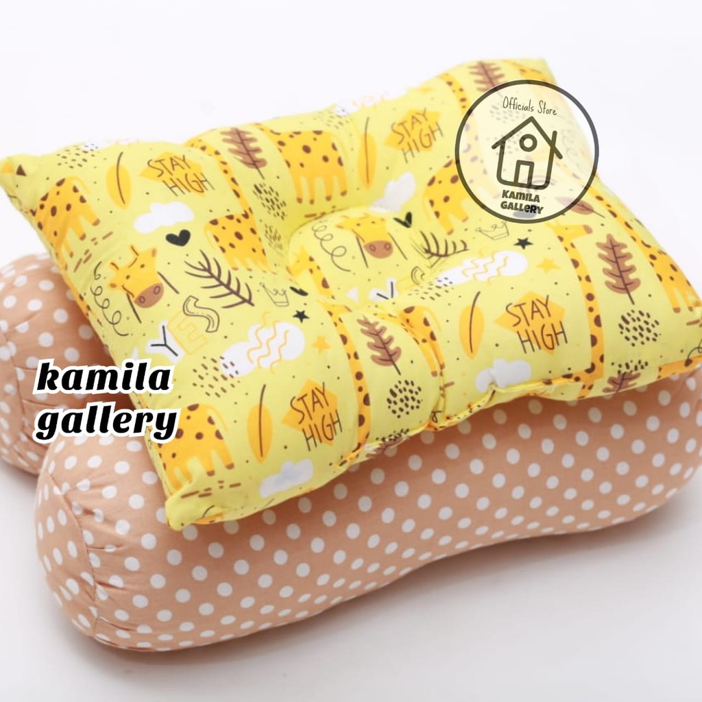 BANTAL GULING BAYI / PERLENGKAPAN BAYI KADO LAHIRAN BAYI (BANTAL PEYANG + 2 GULING) BABY