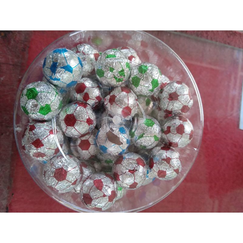 

Vellina cokelat bentuk bola isi 60 pcs