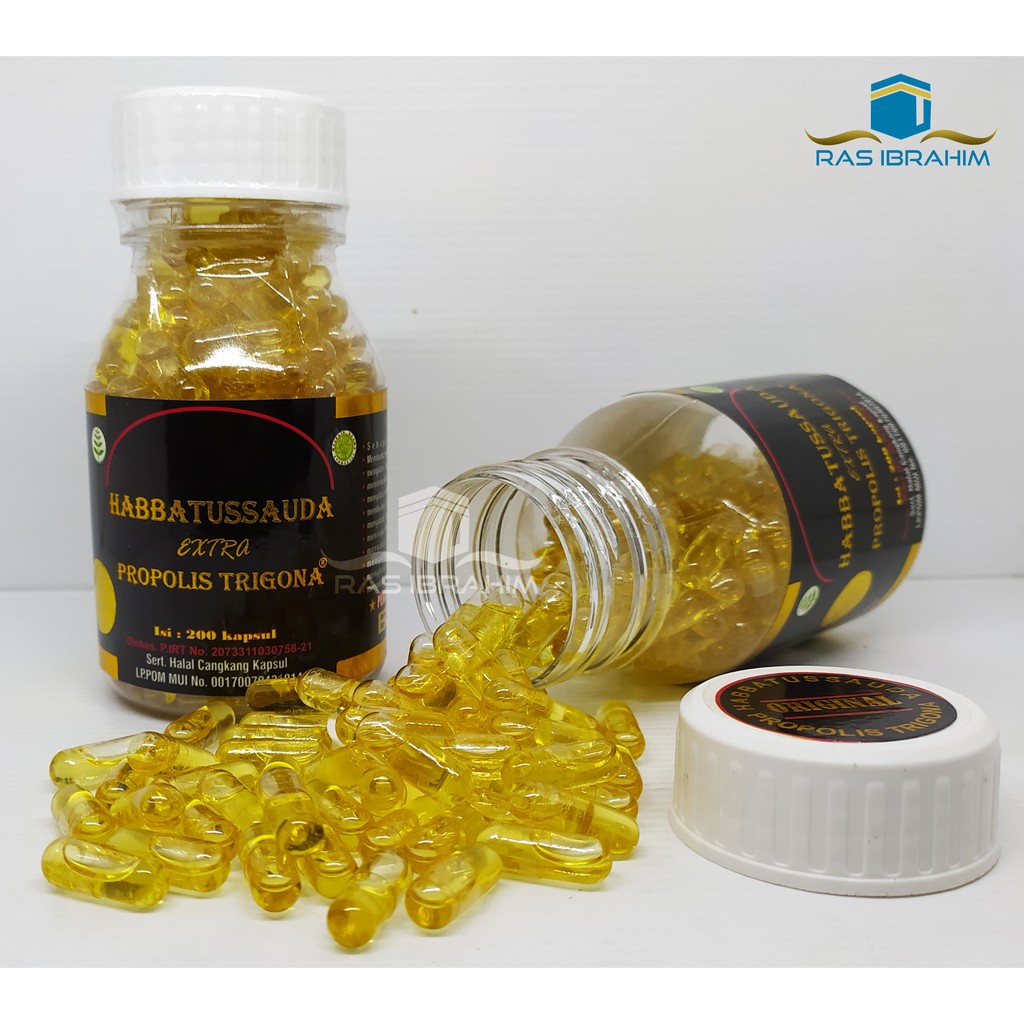 HABATUSAUDAH / HABATUSAUDA CAIR / JINTEN HITAM / PROPOLIS TRIGONA / 200 KAPSUL