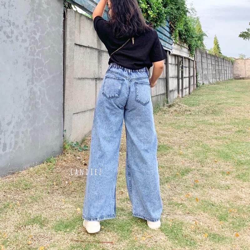 CANDIEZ NARA Highwaist Cullote Jeans