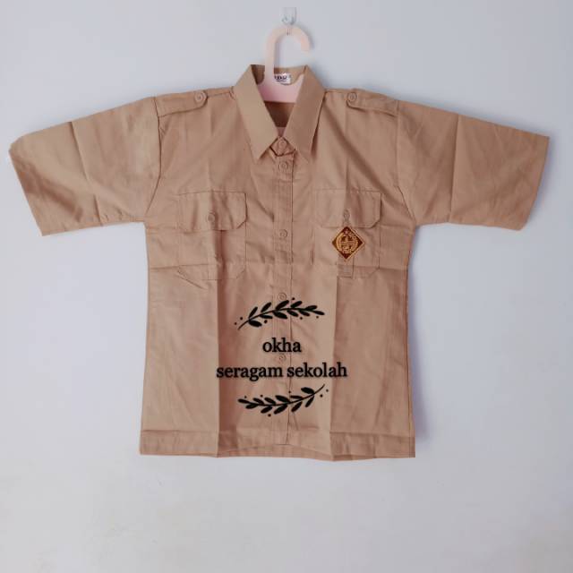 Baju Pramuka Lengan Pendek GS COWOK SD SERAGAM SEKOLAH