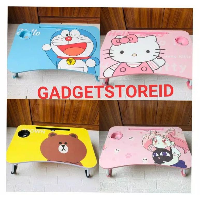 

Gg - Meja Lipat Portable Karakter Meja Lipat Belajar Motif Doraemon Hellokity Meja Laptop 60X40X28Cm