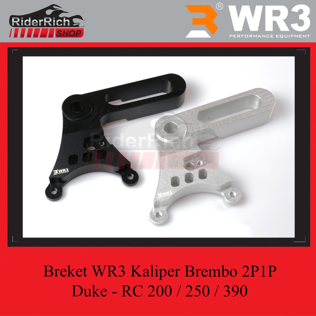 Breket Kaliper Brembo WR3 Belakang 2 Piston 1 Pin KTM RC - DUKE 200 & 250 & 390