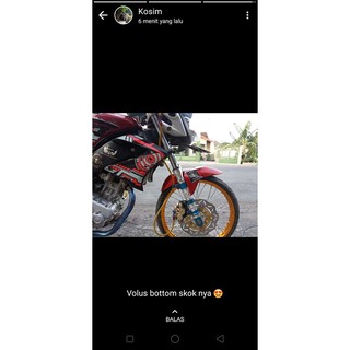 Bubutan Tabung Shock Bottom Bumbungan Vixion Old Shopee  