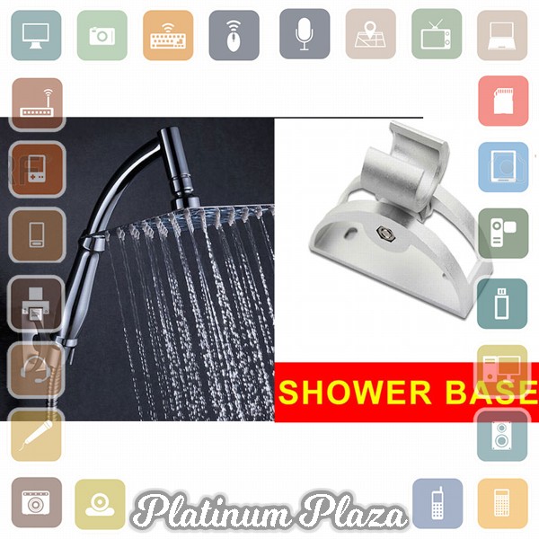 Stand Head Holder Shower Mandi Adjustable Head - GUGUJI222 - Silver`14CVUY-