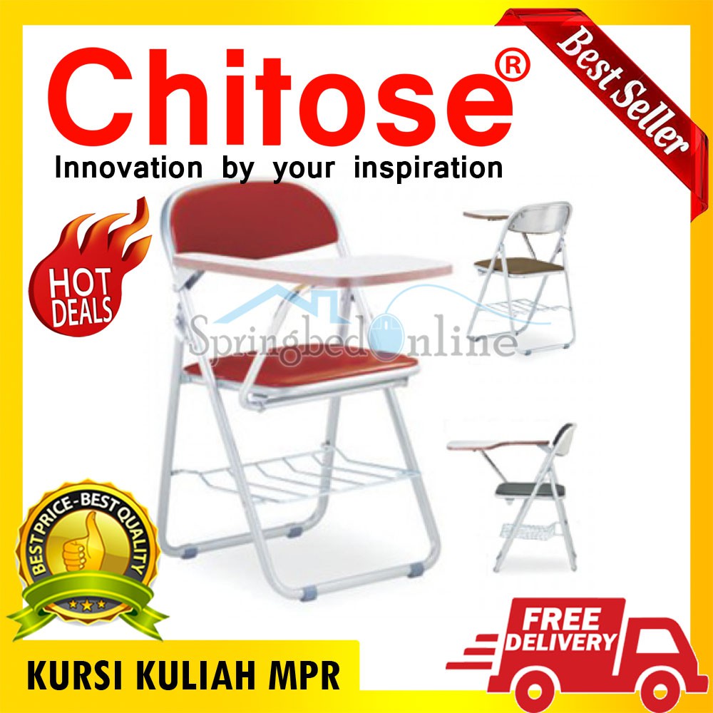 KURSI KULIAH CHITOSE MPR FULL CHROME HARGA PABRIK