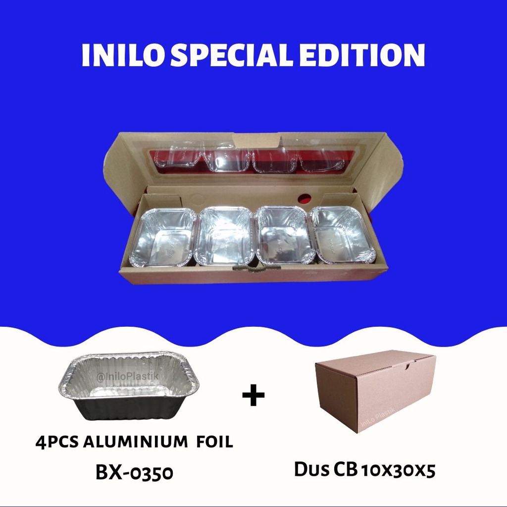 

4pcs Alumminium Foil BX 0350 + Dus CB 10x30x5 @5set