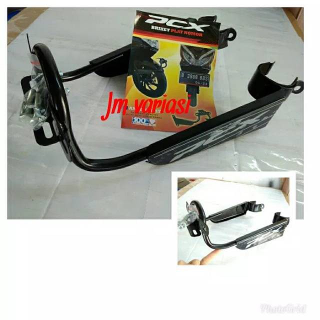 Dudukan plat nomor new pcx 150