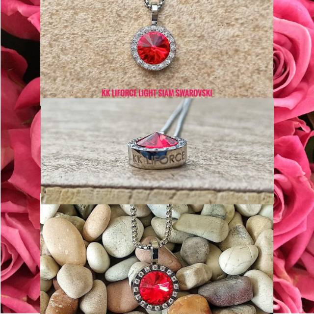 Kalung Kesehatan KK Liforce Swarovski Light Siam