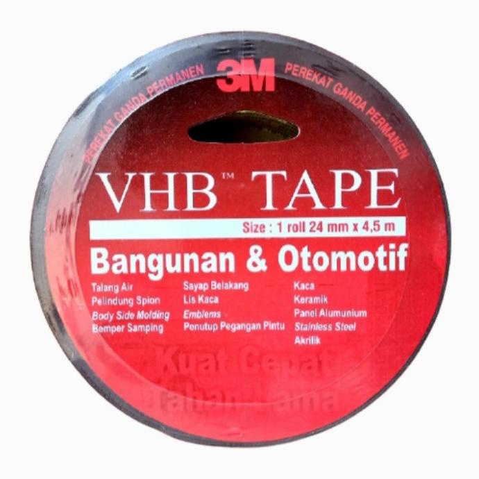 

(BISA COD) Double tape 3M VHB otomotif 12mm x 4.5m TERBARU Kode 1137