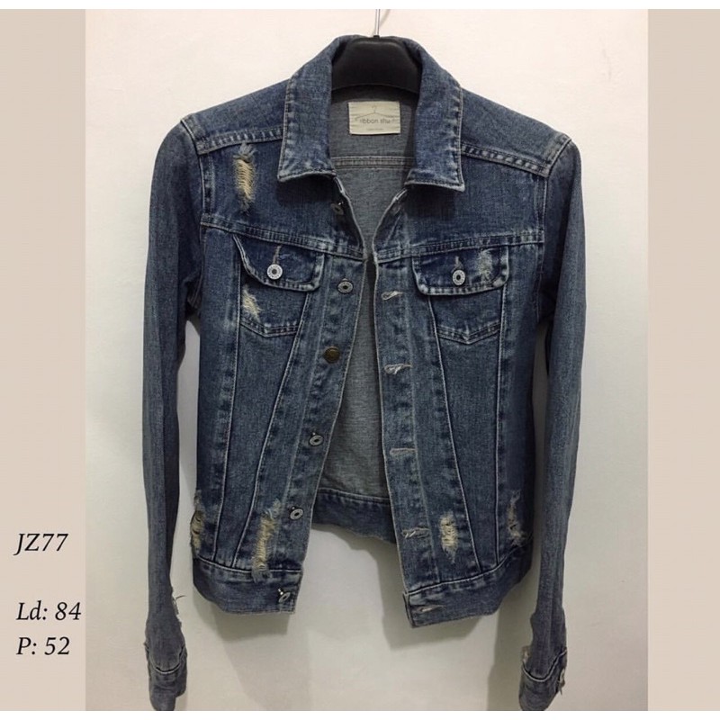 Jacket Jeans wanita/ Jacket Jeans denim