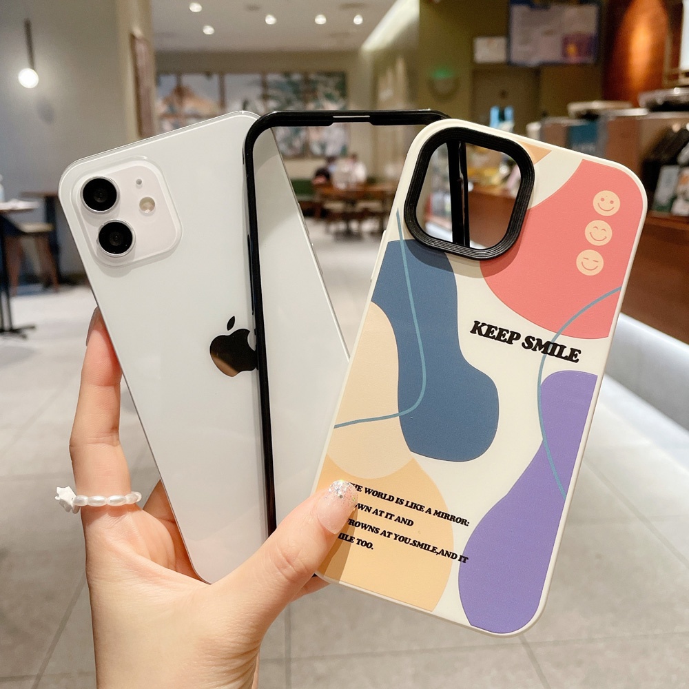 Case Desain Lukisan Abstrak Untuk iPhone 11 12 13 Pro Max X XS Max XR 6 7 8 Plus SE 2020 2022