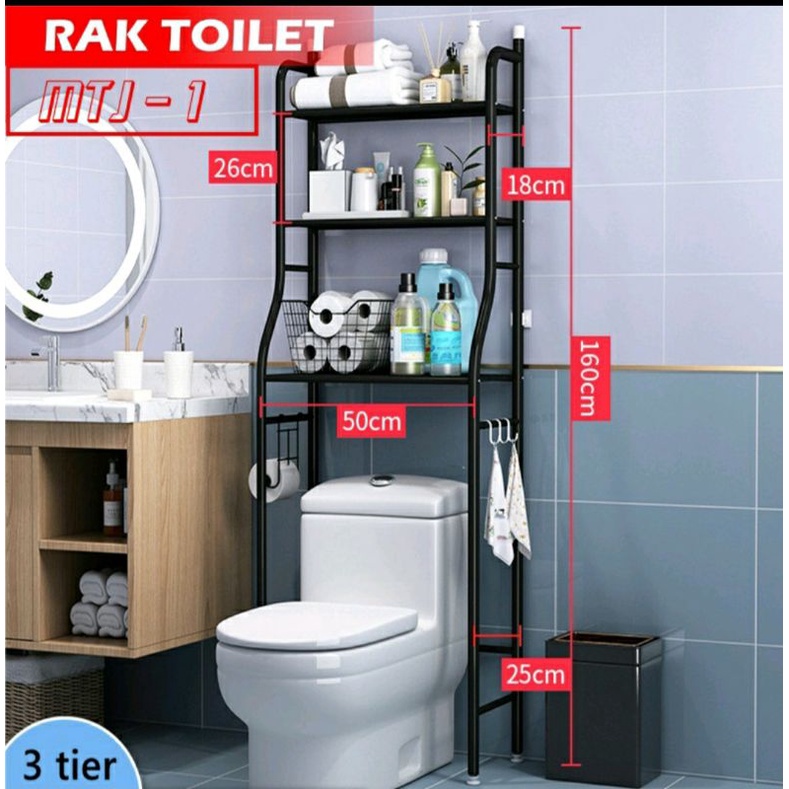 rak kamar mandi organizer rak toilet