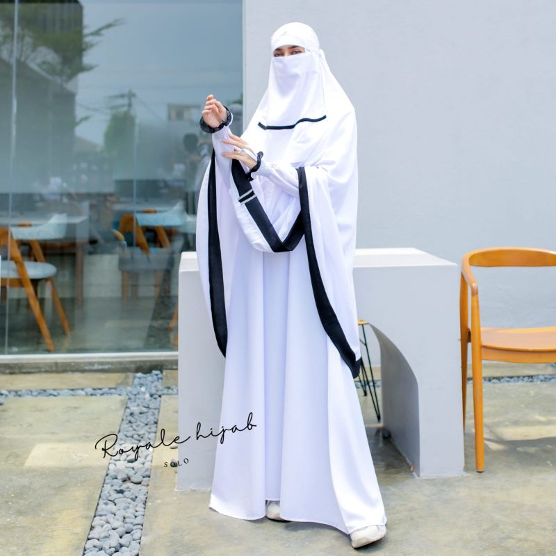 Tsuraya syari gamis khimar cadar bandana polos