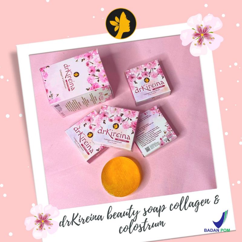 SABUN DR KIREINA COLLAGEN PEMUTIH PERMANEN SELURUH TUBUH TANPA SUNTIK PUTIH