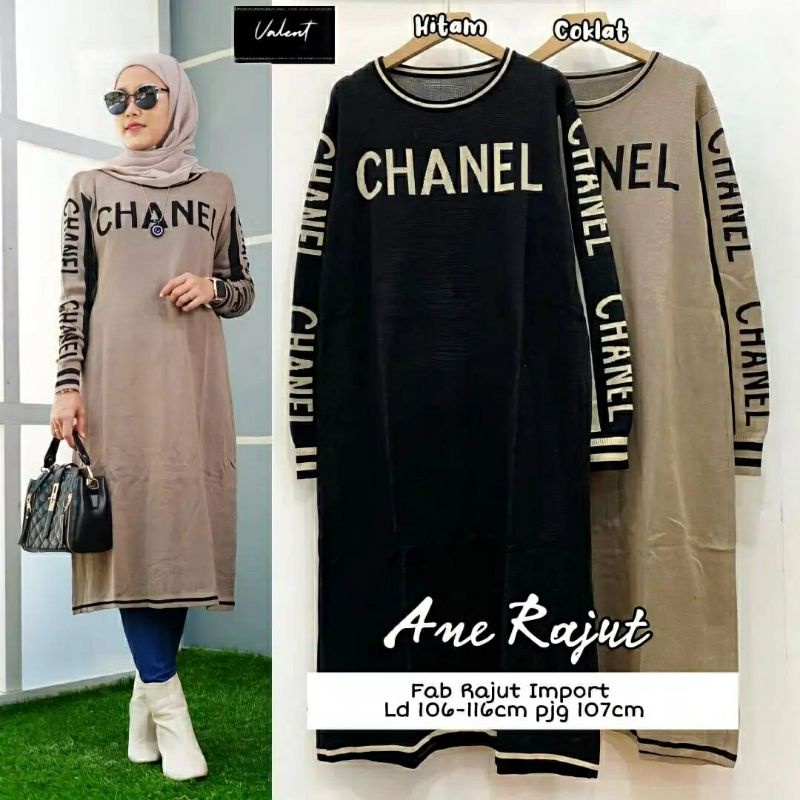 Ane Rajut, TUNIK RAJUT SUPER CANTIK FIT XXL LD 106-120 BAHAN RAJUT IMPORT JUMBO TERMURAH OOTD MODIS