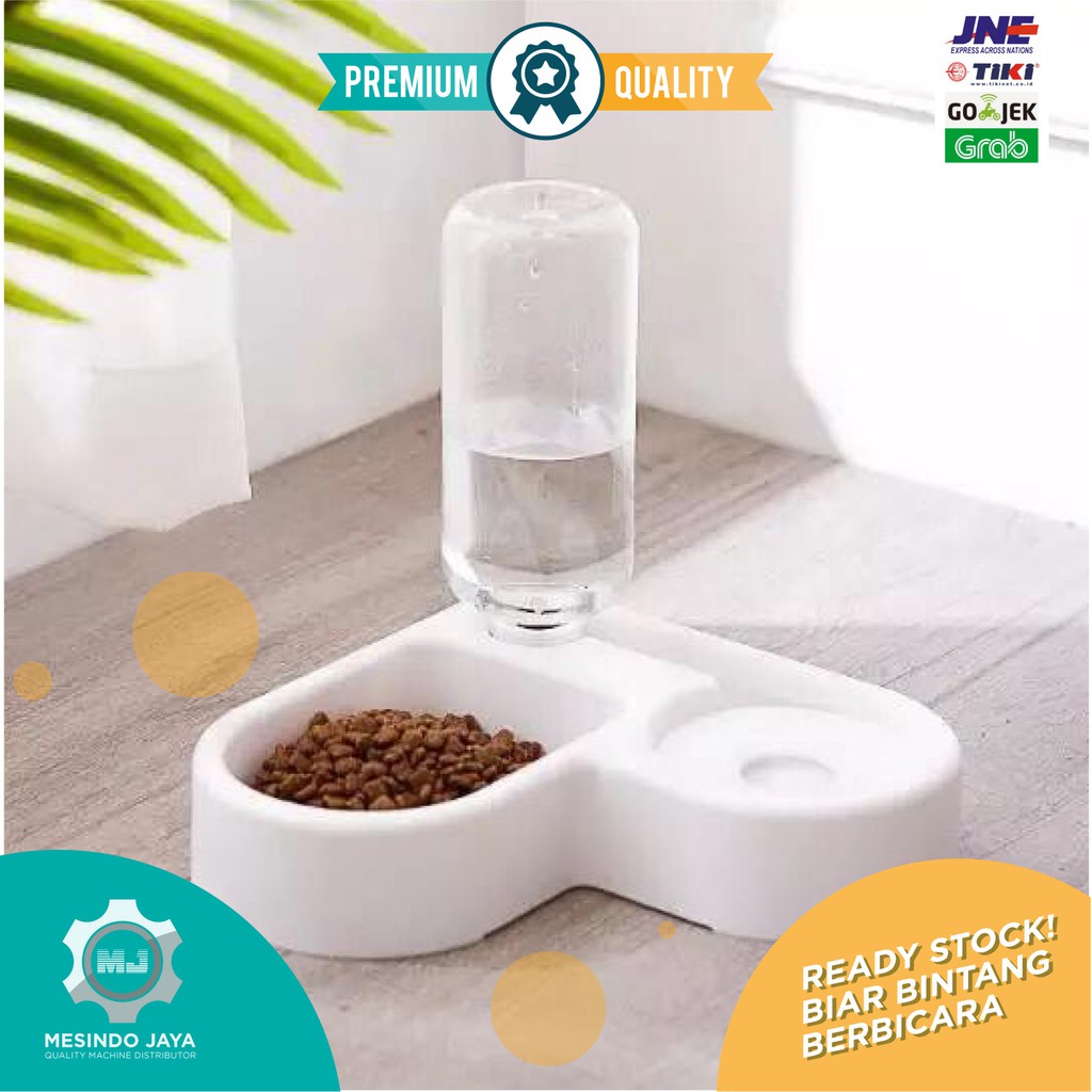 Tempat Makan Minum Anjing Kucing Multifungsi Pet Bowl 2 in 1 / Pet Bowl Dispenser 2in1 Multifunction