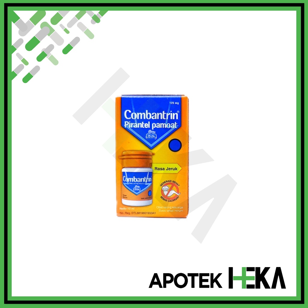 Combantrin Cair Sirup Rasa Jeruk 10 ml - Obat Cacing (SEMARANG)