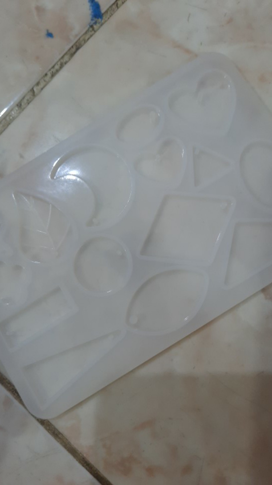 Inf Inf ✿ Cetakan Perhiasan / Anting / Kalung Bahan Silikon Akrilik Resin Diy