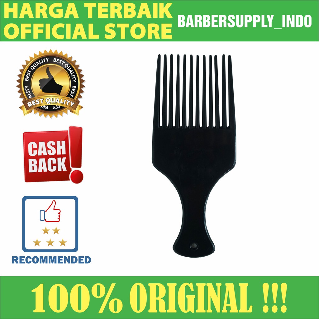 Sisir Comb Fork Garpu Styling Kribo Murah Barber Salon Pangkas Rambut