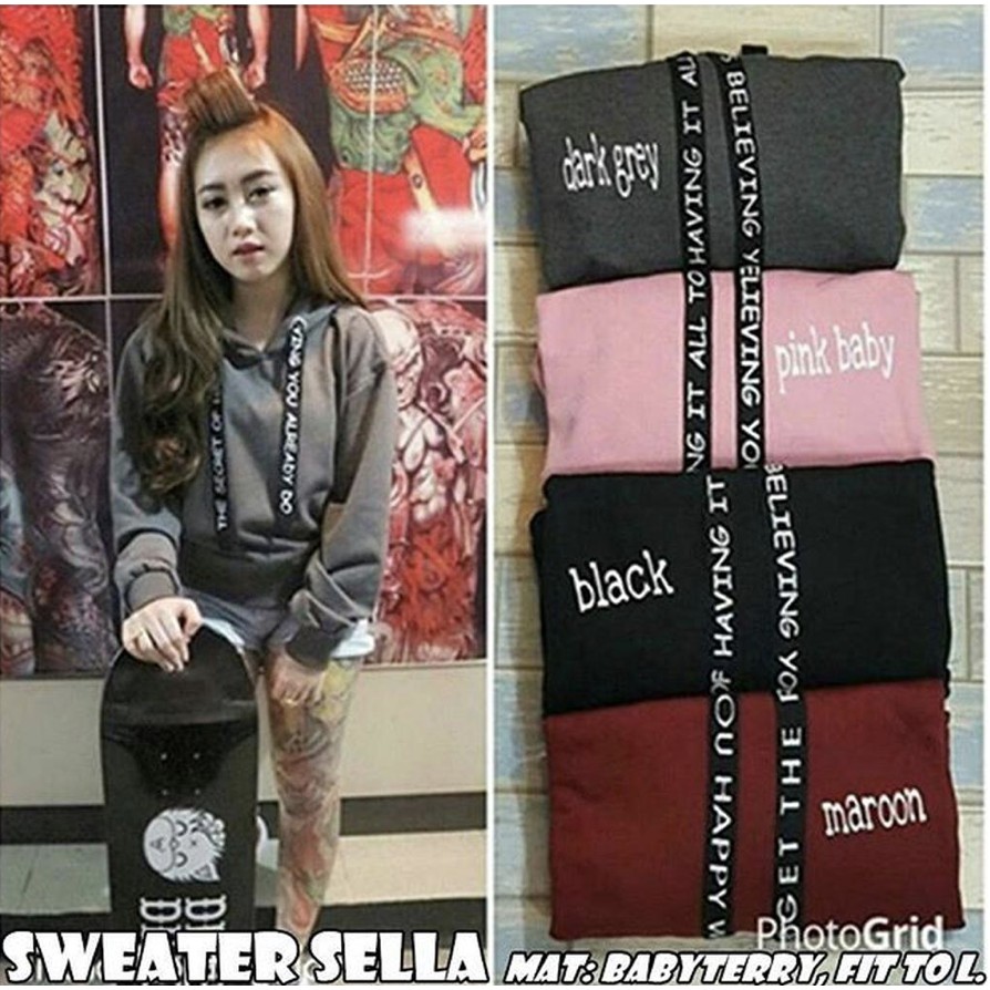 GFS HOODIE LETTER SELLA SWEATER TALI TULIOS BABYTERY