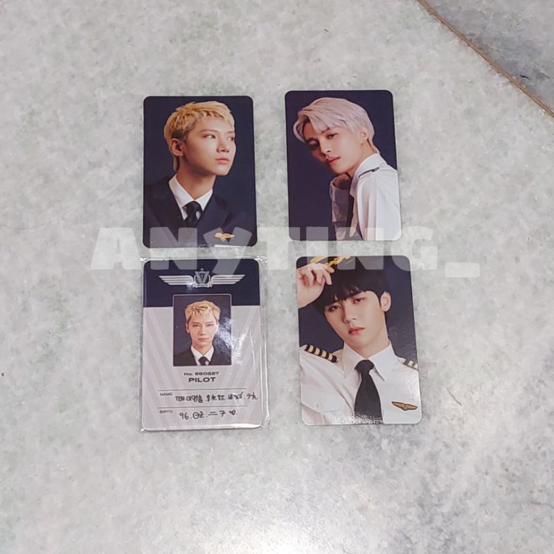 BENEFIT BENE SMSTORE ID CARD SG SEASON GREETINGS 2022 WAYV TEN KUN YANGYANG PILOT