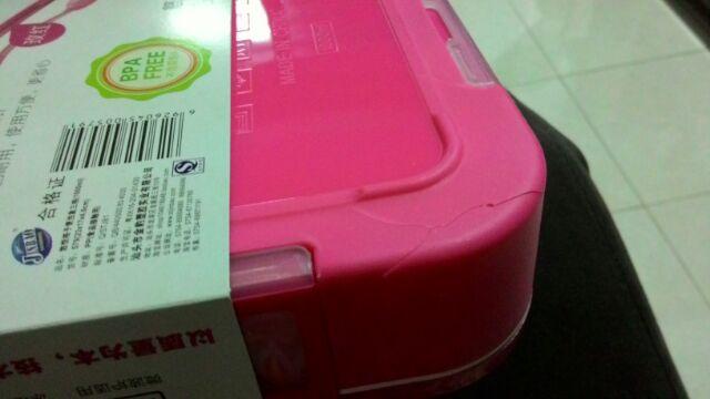 Yooyee Kotak Makan Grid Bento Lunch Box 3 Sekat Anti Bocor  - Packing Bubble Dan Karton