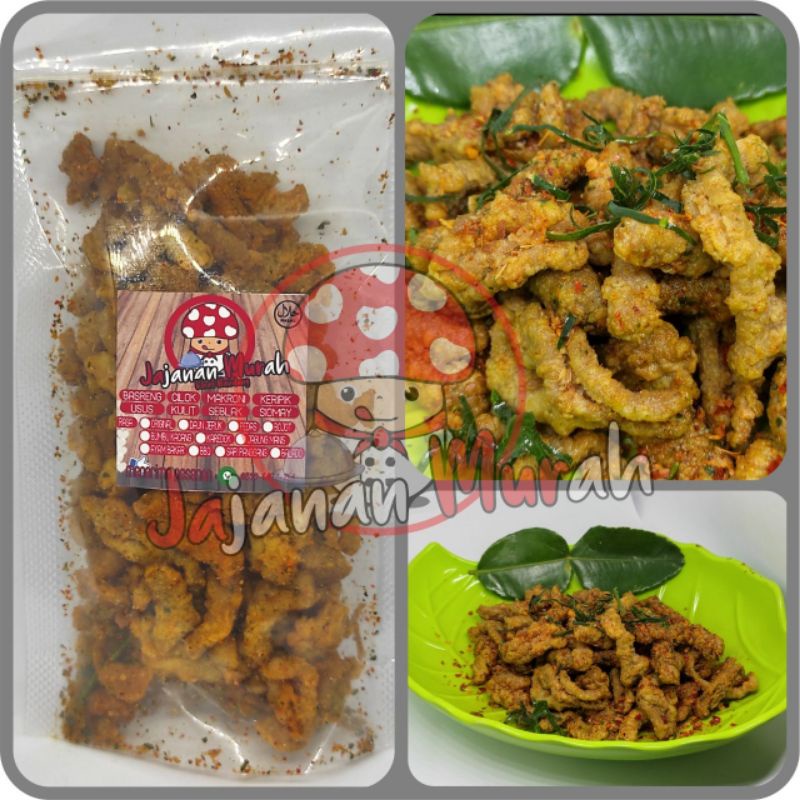 

USUS KRISPI AYAM PEDAS/ORIGINAL/DAUN JERUK KRIUK RENYAH 70 GR / 100 GR