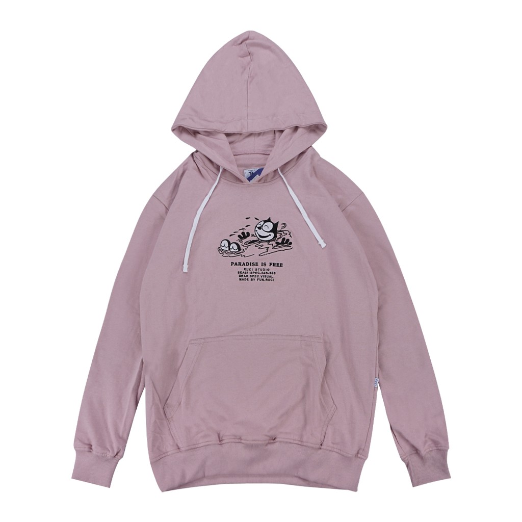 Funboy Sweater Hoodie STUD FELIX DPINK