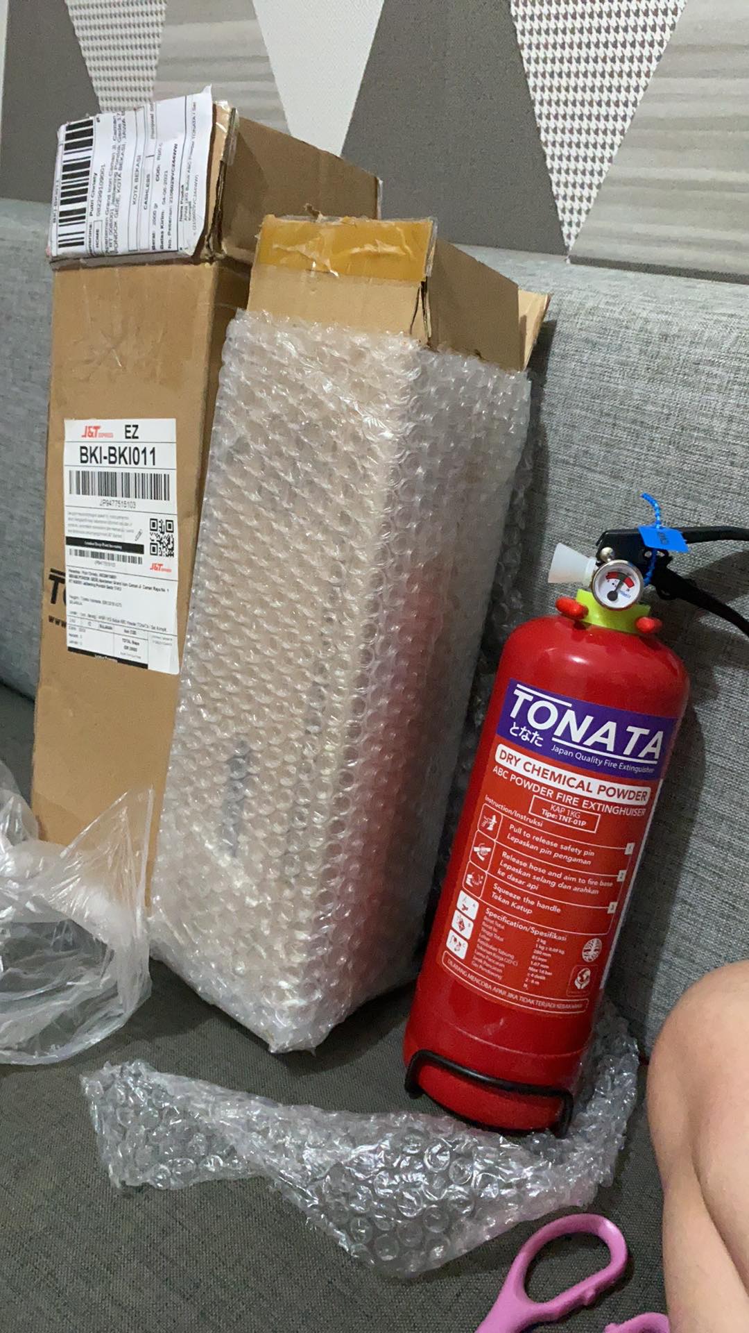 Apar 1kg Bubuk Abc Powder Tonata / Set Komplit