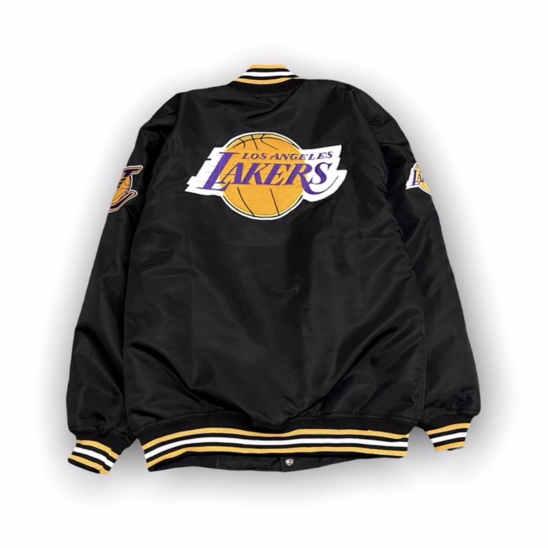 MITCHELL&NESS VARSITY JACKET LA LAKERS BLACK