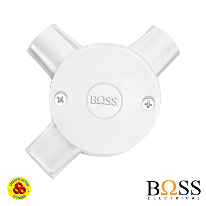 BOSS TDUS CABANG 3 PUTIH 20MM / T DUS C3 WHITE