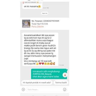 GLOWING day cream sekali oles mengcover wajah dn glowing SEKETIKA