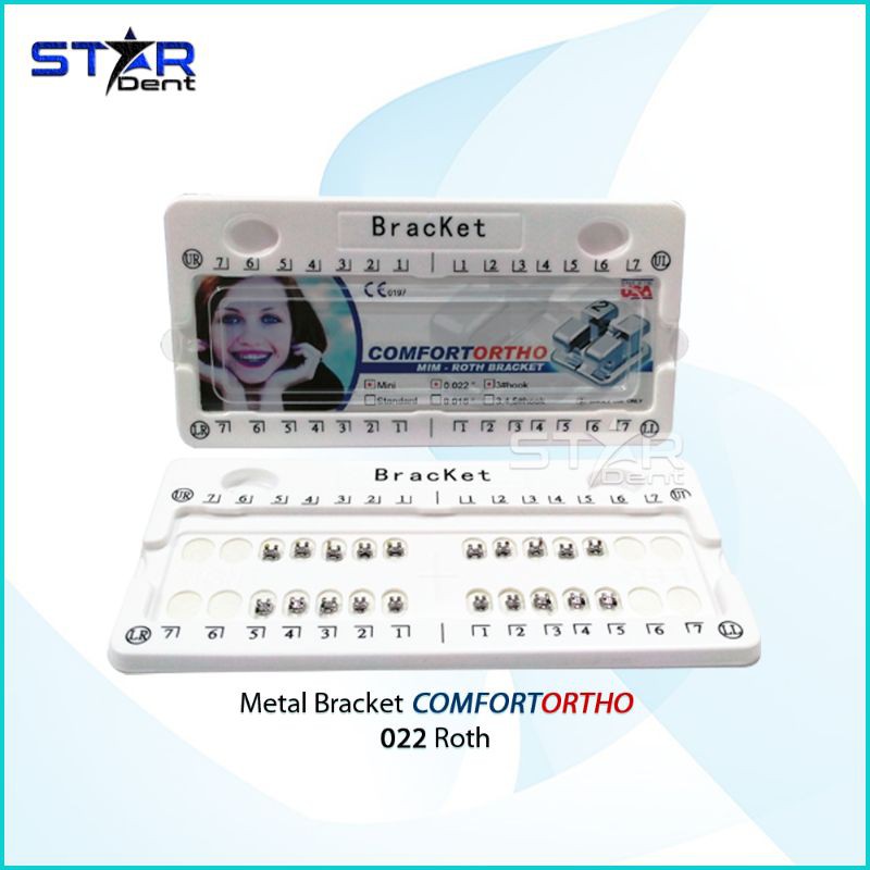 Bracket gigi Behel Gigi metal Comfort ortho 022 roth