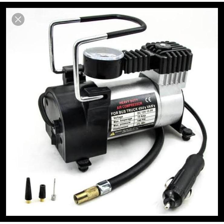 TERLARIS Kompresor Pompa Angin Ban Mobil Heavy Duty Air Compressor